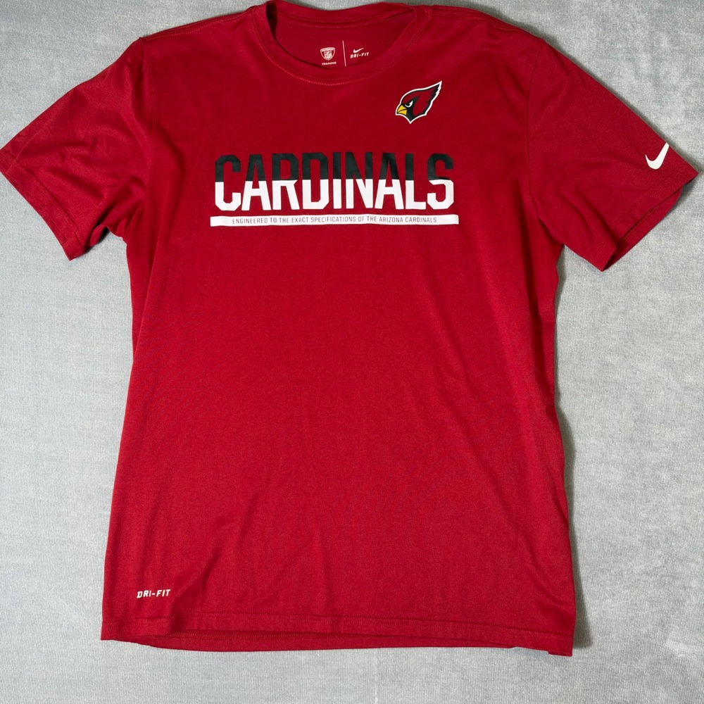 Nike NFL Training Arizona Cardinals Red Dri-FIT Performance Shirt Mens Large